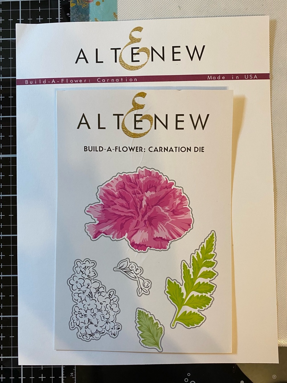 Build-A-Flower Stamp and Die: Carnation